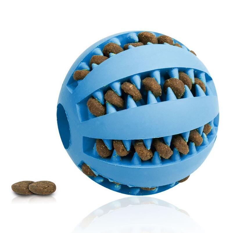 Pet Feeder Rubber Ball Dog Toy