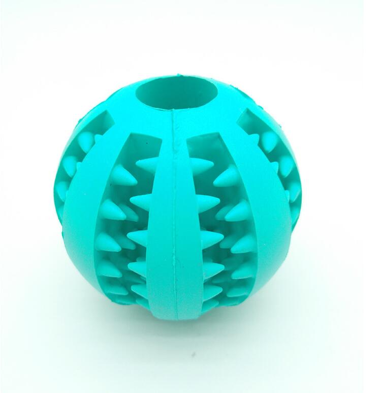 Pet Feeder Rubber Ball Dog Toy