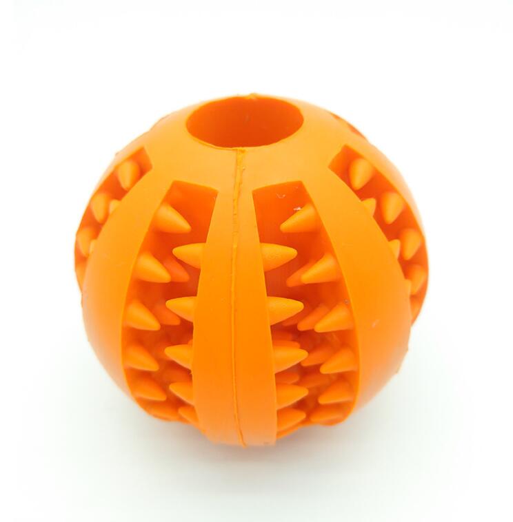 Pet Feeder Rubber Ball Dog Toy