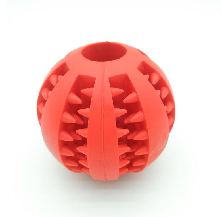 Pet Feeder Rubber Ball Dog Toy