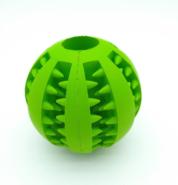 Pet Feeder Rubber Ball Dog Toy